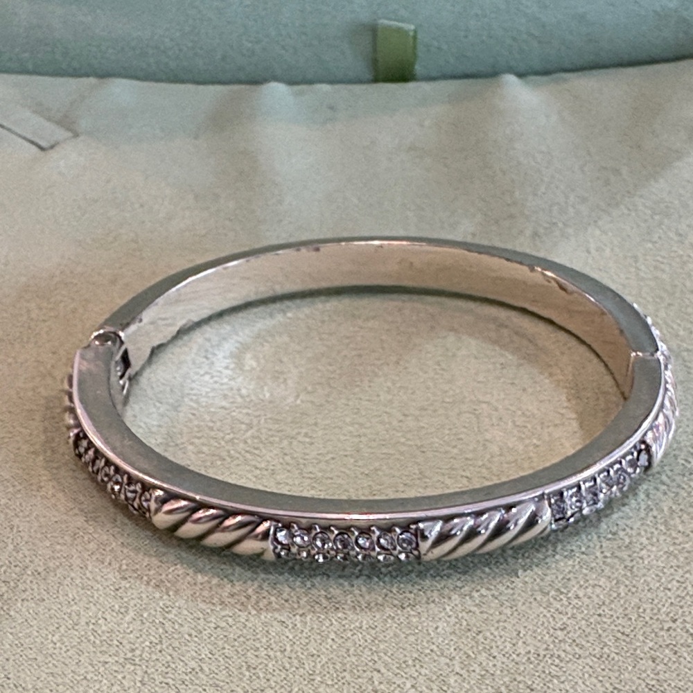 Brighton Silver Bracelet with Twisted Design